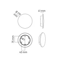 Bot Lighting Luna outdoor led wall lamp Bot Lighting Luna outdoor led wall lamp