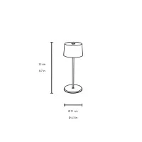 Zafferano Olivia Mini lampada a batteria