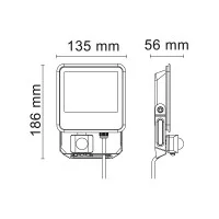 Bot Lighting Orlando outdoor led spotlight with presence sensor Bot Lighting Orlando outdoor led spotlight with presence sensor
