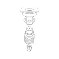Playled Quadro3 Recessed 3W 12-24V led spotlight carriageable for outdoor