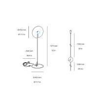 copy of Wever & Ducrè Mirro 1.0 Reflective Ceiling/Wall Lamp with Disc shape