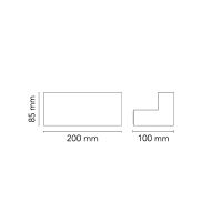 Flos Long Light LED single emission Wall Lamp indirect light