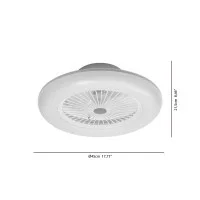 Vivida ventilatore led da soffitto