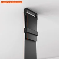Flos BELT Linear LED Lamp In Leather With Wall Attack By Ronan Flos BELT Linear LED Lamp In Leather With Wall Attack By Ronan