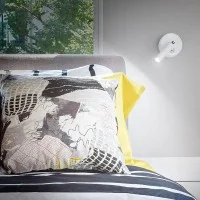 Isyluce Nadir Mini Applique Orientabile LED da Parete Bianco Isyluce Nadir Mini Applique Orientabile LED da Parete Bianco