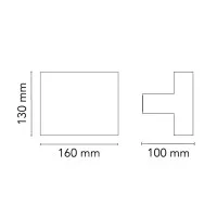 Flos Tight Light LED Lampada da Parete biemissione a luce