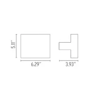 Flos Tight Light LED biemission Wall Lamp indirect direct light