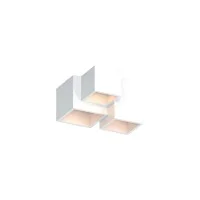 Fai lampada da soffitto in gesso a composizione prismatica
