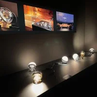 Lumina Limbus Eye Frosted table lamp