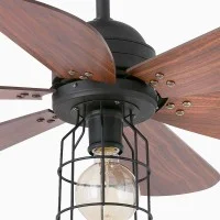 Faro Chicago ventilatore lampada a soffitto con telecomando