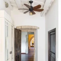 Faro Chicago ventilatore lampada a soffitto con telecomando