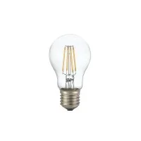 Classic Drop E27 LED A60 Bulb 8W dimmable transparent glass Classic Drop E27 LED A60 Bulb 8W dimmable transparent glass