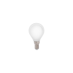 Lampo lampadina goccia E14 led 6W vetro milky white