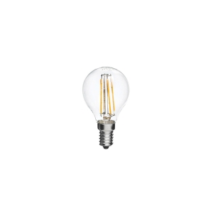 Lampo drop Bulb E14 LED 4W transparent glass