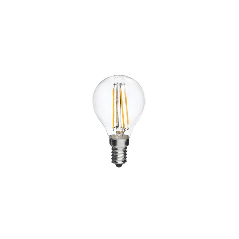 Lampo drop Bulb E14 LED 4W transparent glass