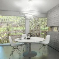 Artemide Pirce led suspension lamp white