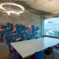 Artemide Pirce led suspension lamp white