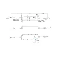 Meanwell PWM driver led 120W 24V CASAMBI for outdoor