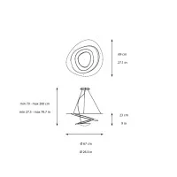 Artemide Pirce Mini lampada a sospensione Artemide Pirce Mini lampada a sospensione