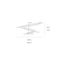 Artemide Pirce plafoniera Artemide Pirce plafoniera