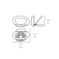 Artemide Pirce wall lamp