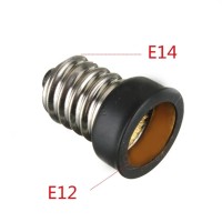 Portalampada Adattatore Convertitore da E14 a E12 lampadina