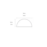 Oluce diffuser for Atollo 239 medium 