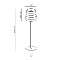Bot Lighting Maya lampada a batteria per esterno dimmerabile