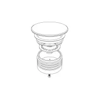 Playled Vitrum Round plus 12V LED recessed spotlight IP67
