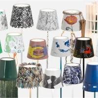 Zafferano customizable lampshade for Poldina