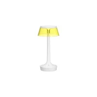 Flos Bon Jour Unplugged lampada ricaricabile bianco-giallo