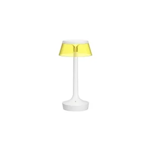 Flos Bon Jour Unplugged lampada ricaricabile bianco-giallo
