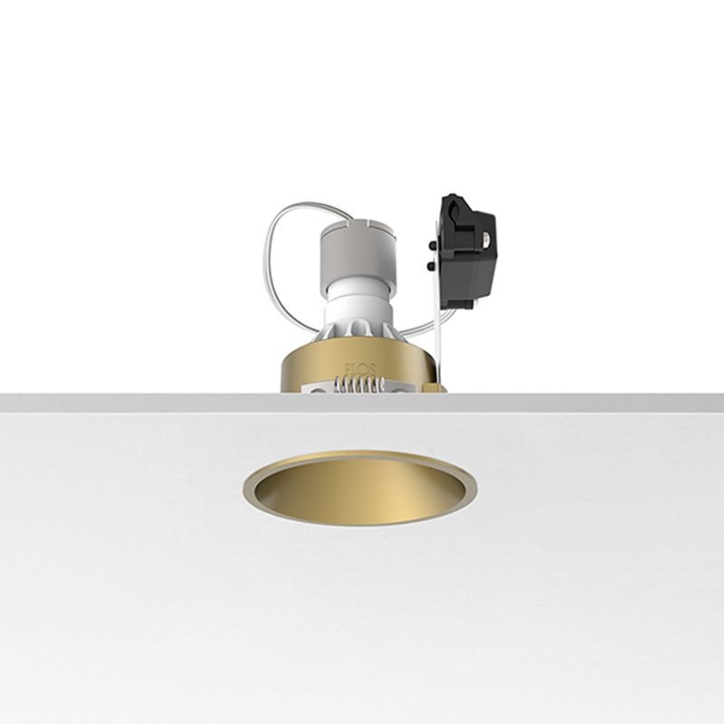 Flos Easy Kap 80 Fixed Round GU10 LED Recessed Ceiling Downlight Flos Easy Kap 80 Fixed Round GU10 LED Recessed Ceiling Downlight