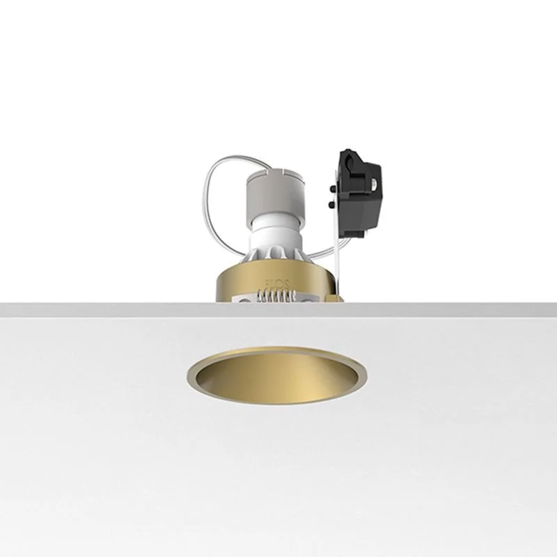 Flos Easy Kap 80 Fixed Round GU10 LED Recessed Ceiling Downlight Flos Easy Kap 80 Fixed Round GU10 LED Recessed Ceiling Downlight