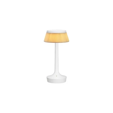 Flos Bon Jour Unplugged rechargeable lamp white-fabric