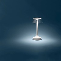 Flos Bon Jour Unplugged lampada ricaricabile cromo opaco-giallo
