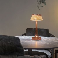 Flos Bon Jour Unplugged lampada ricaricabile cromo opaco-giallo