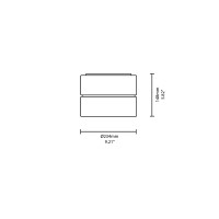 iGuzzini BeTwo 234 lampada da soffitto led