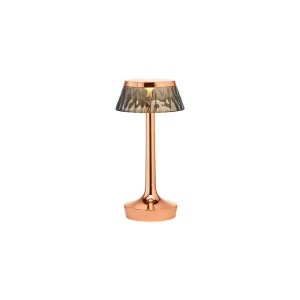 Flos Bon Jour Unplugged lampada ricaricabile rame-fume
