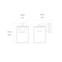 Astro Lighting Box Lantern wall lamp