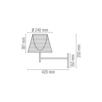 Flos Ktribe W Wall Lamp applique diffused lighting