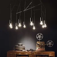 Ideal Lux Pop lampada da sospensione regolabile