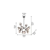 Ideal Lux Kepler suspension lamp