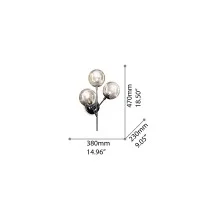 Ideal Lux Kepler wall lamp