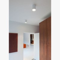 ISYLUCE Spot in Gesso Lampada Plafone da Soffitto GU10 Tondo