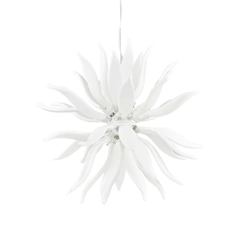 Ideal Lux Leaves suspension lamp in blown glass
