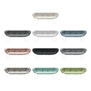 Driade Roly Poly Sofa Acrylic Cipro outdoor cushion