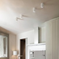 ISYLUCE Spot in Gesso Lampada Plafone da Soffitto GU10 Tondo