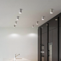 ISYLUCE Spot in Gesso Lampada Plafone da Soffitto GU10 Tondo