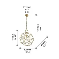 Ideal Lux Konse suspension lamp